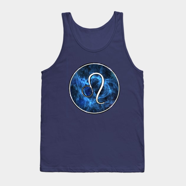 Leo Western Astrology Sign Tank Top by macdonaldcreativestudios